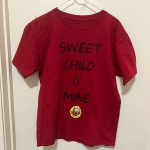 Guns and Roses Concert youth large short sleeve red #Sweet Child O’Mine,